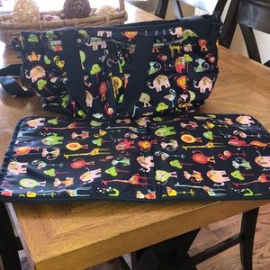 Le Sportsac Diaper Bag with Changing Pad
